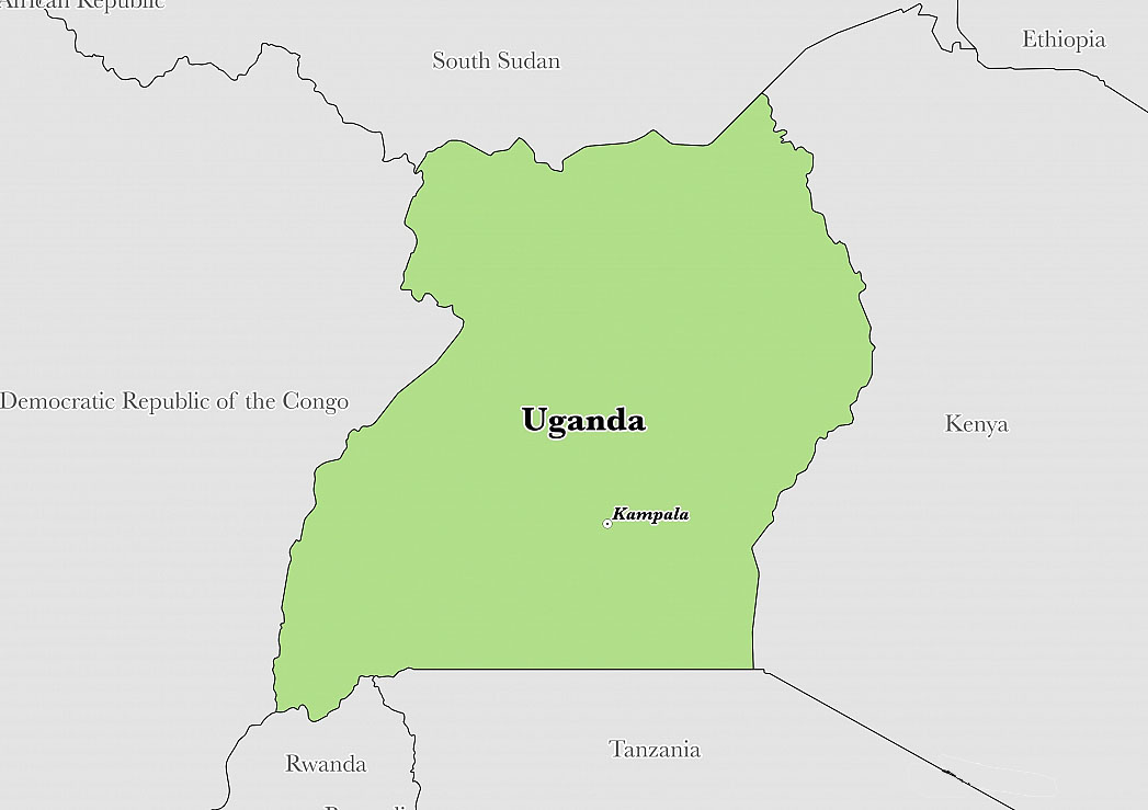 Uganda map-NGARA