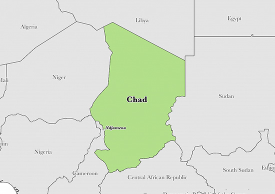 chad map-NGARA