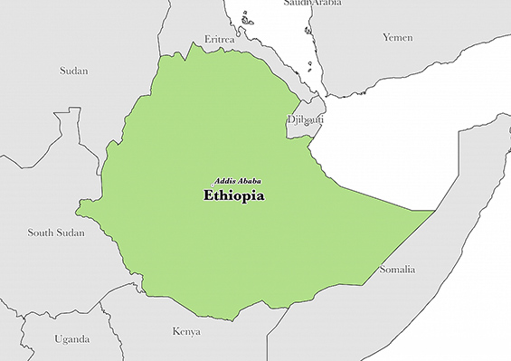 Ethiopia map-NGARA