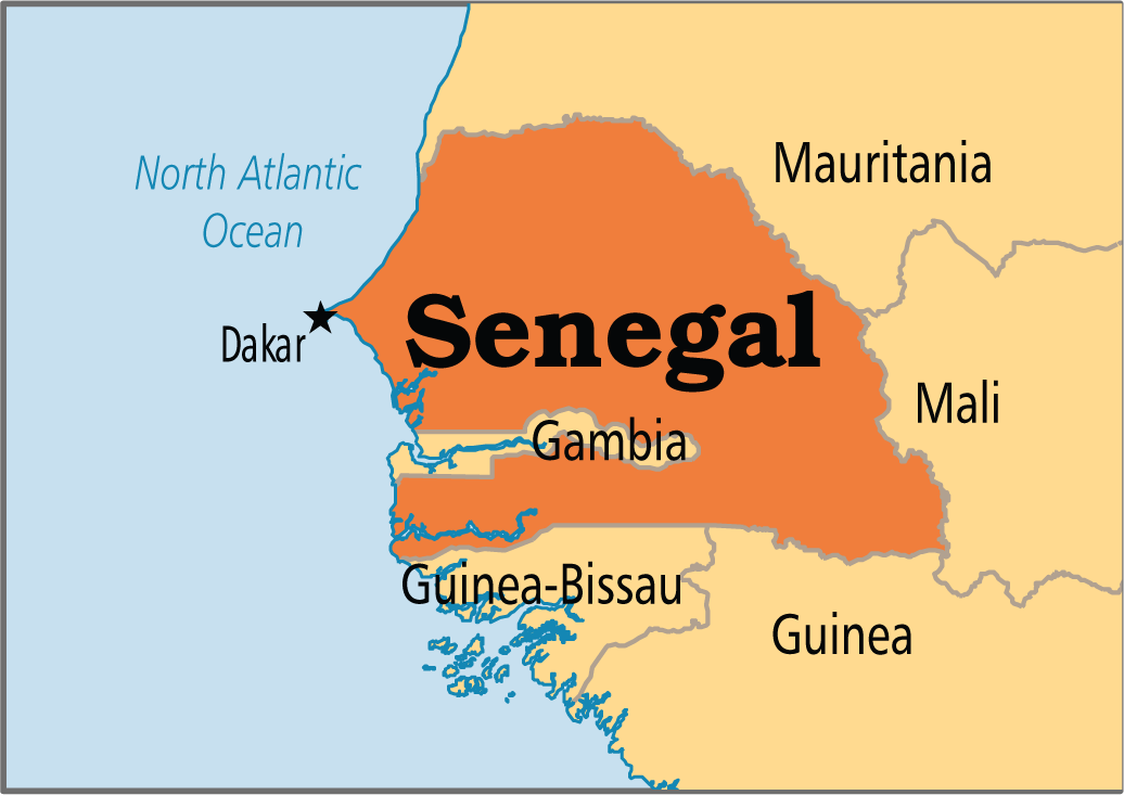 Senegal-map